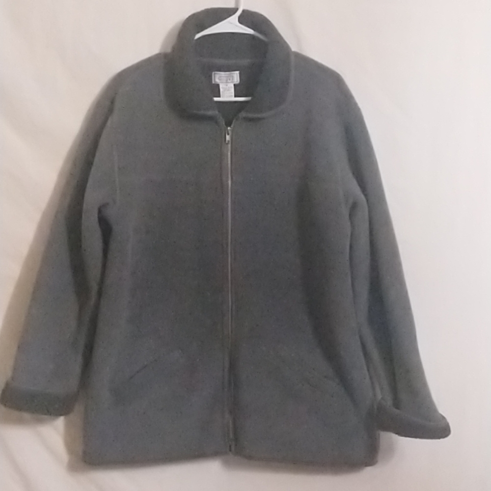 Jennifer Moore Grey Comphy Jacket Size M
